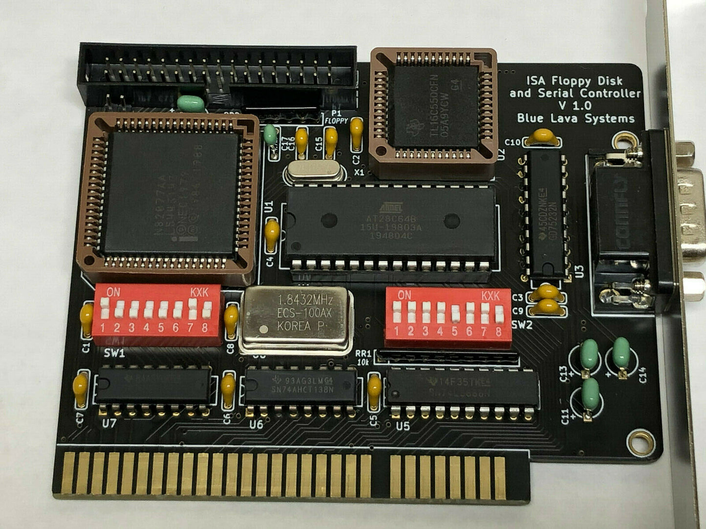 ISA 8bit High Density Floppy 1.44 MB , 2.88 MB + Boot ROM + Serial