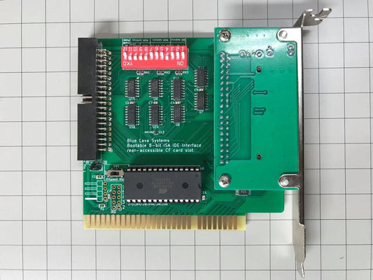 XT-IDE Deluxe - Bootable ISA CF+IDE Interface Card with IBM XT Slot-8 Support