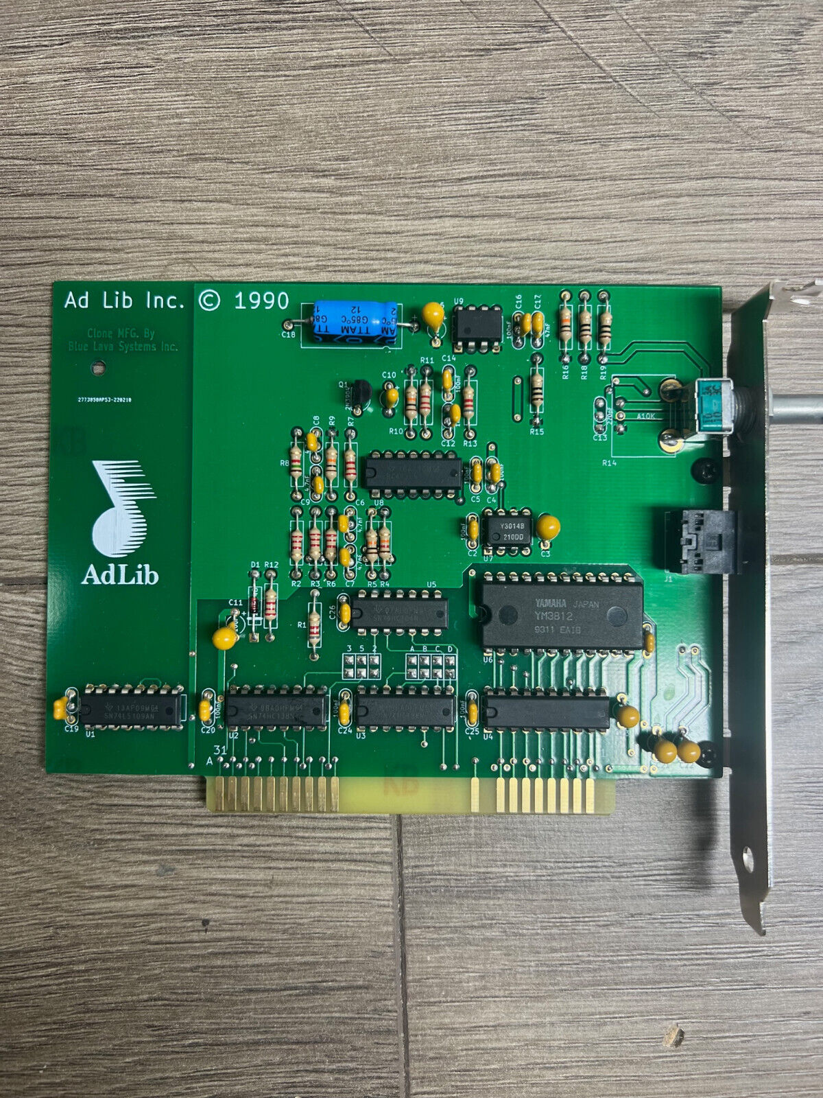 AdLib OPL2 Sound Card 8-Bit ISA – AdLib Clone